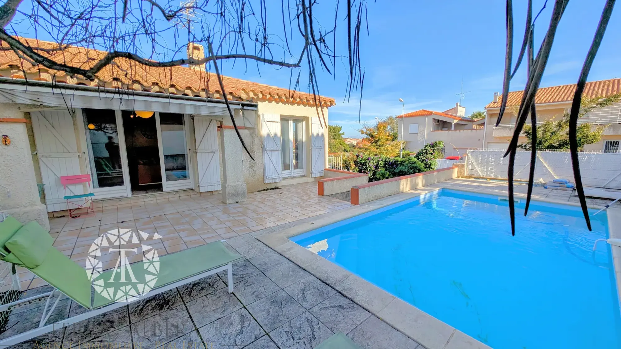 Villa 3 Faces avec Piscine à Perpignan - Quartier Calme 