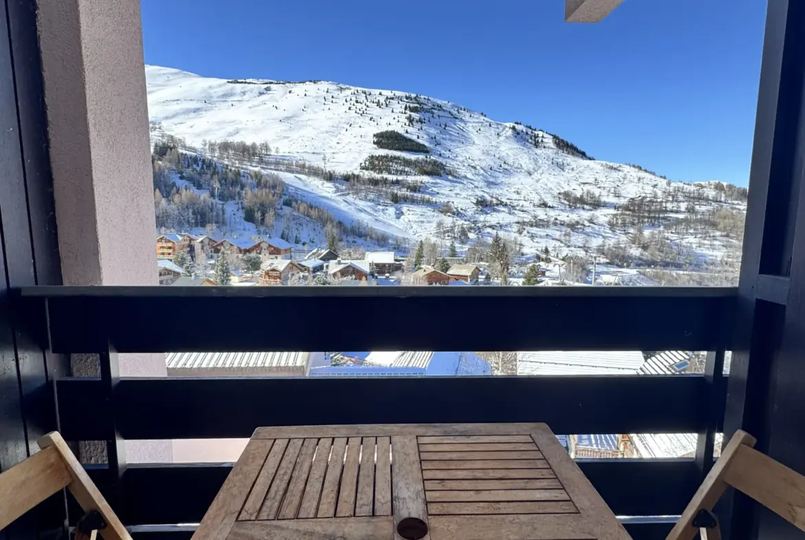 Studio idéal aux Deux Alpes avec vue sur Vallée Blanche 