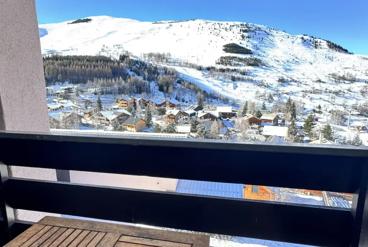 Studio idéal aux Deux Alpes avec vue sur Vallée Blanche 