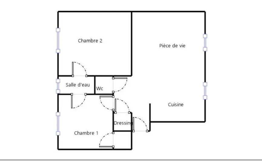 Vente appartement F3 de 53 m² à Chamalières 