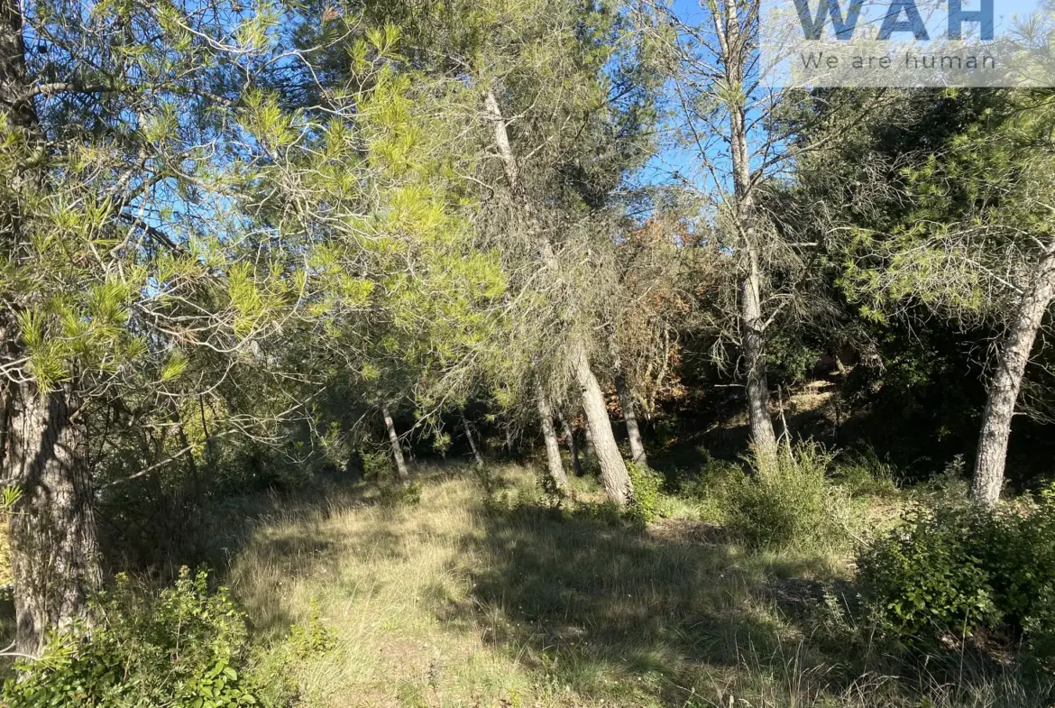 Terrain à bâtir de 1080 m² à Crespian avec vue dégagée 