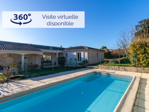 VILLA 5 CHAMBRES avec PISCINE et JARDIN à Saint-Vaize