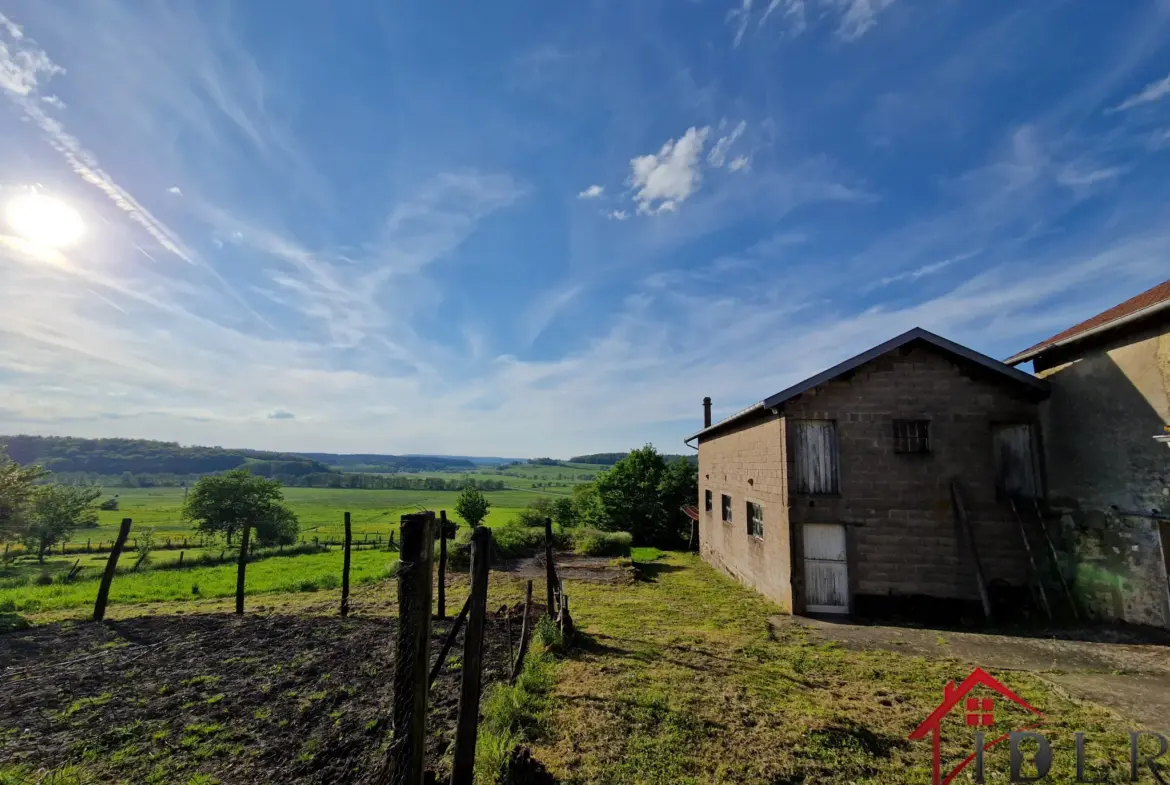 Maison de caractère à vendre à Tollaincourt avec grand potentiel 