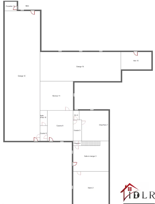 Maison de caractère à vendre à Tollaincourt avec grand potentiel 