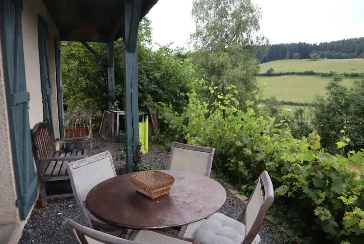 Maison à vendre à Lucenay l'Eveque avec grand terrain et sous-sol 