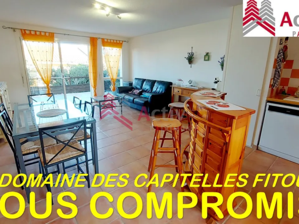 Appartement T3 avec garage et vue mer à Fitou