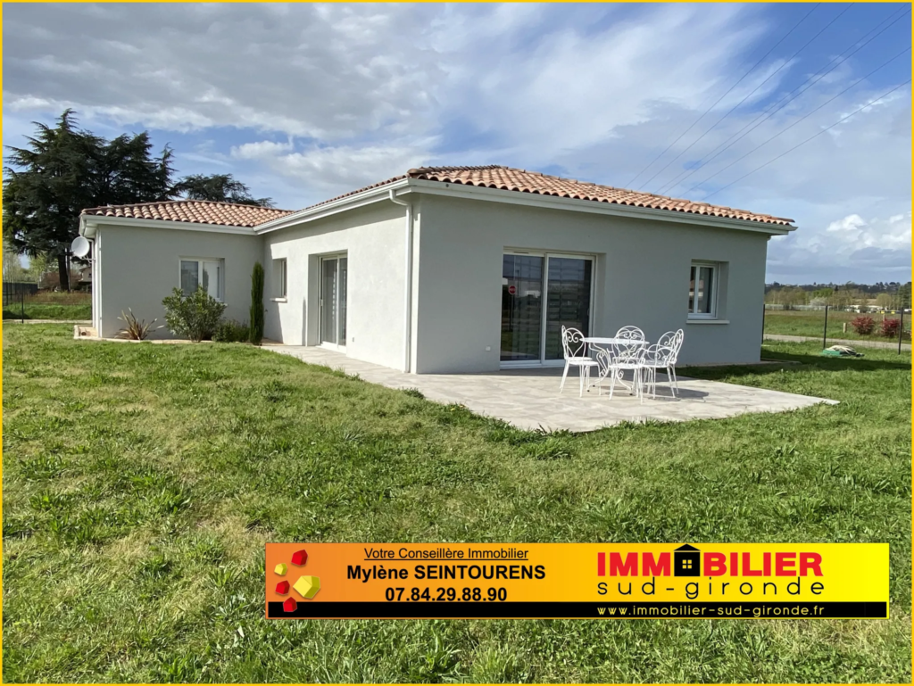 Belle maison contemporaine à vendre à Beaupuy