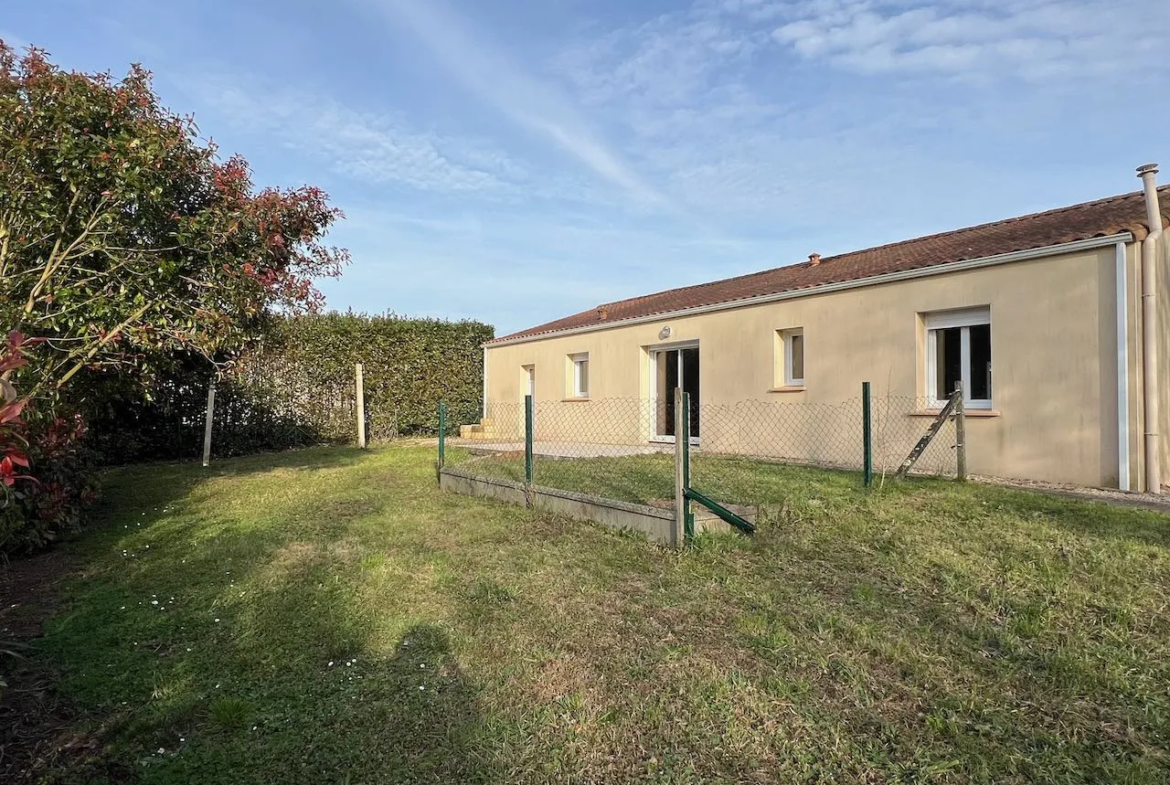 À vendre : Maison de plain-pied à Saint Aubin la Plaine 