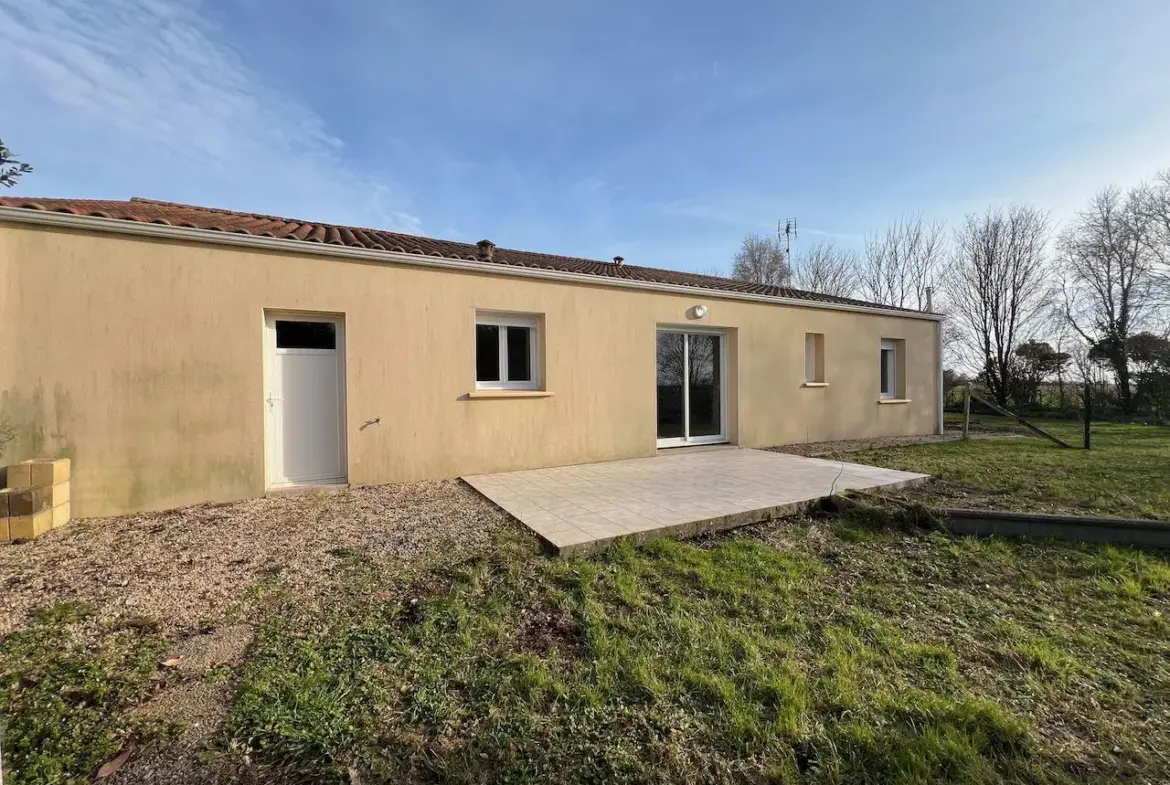 À vendre : Maison de plain-pied à Saint Aubin la Plaine 