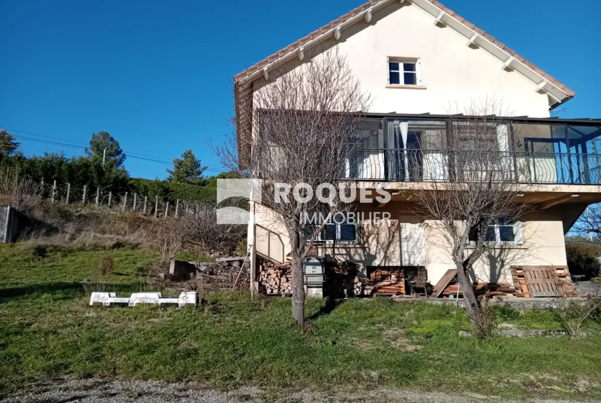 Maison T4 à Millau avec vue dégagée 