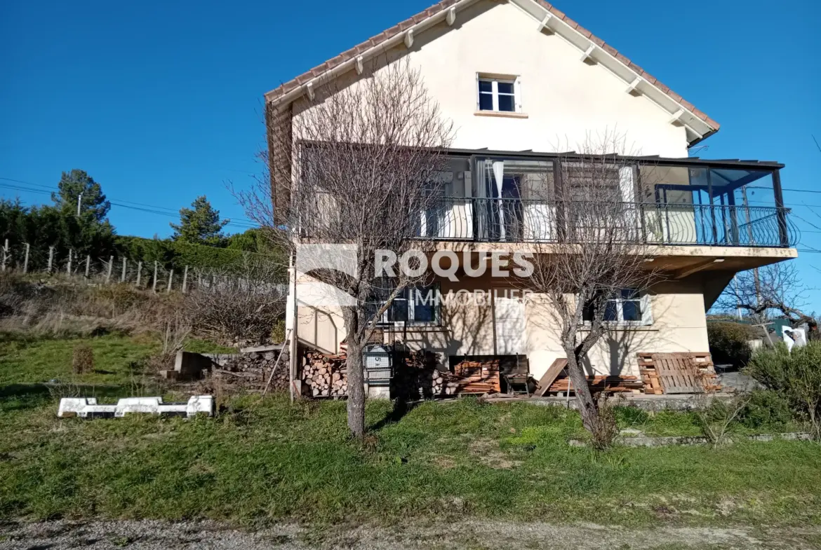 Maison T4 à Millau avec vue dégagée 