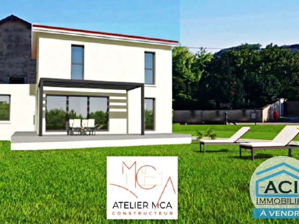 Terrain constructible de 943 m² au centre de Luzinay