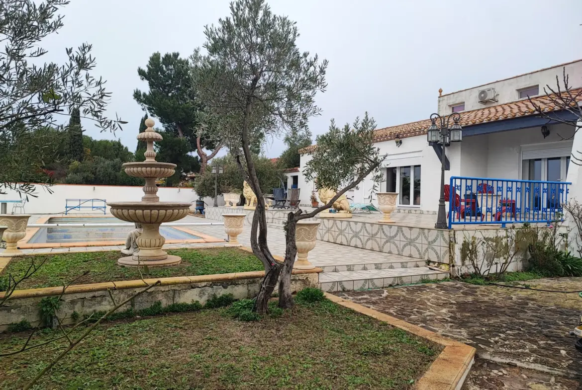 Villa familiale avec piscine à Azille - Minervois 