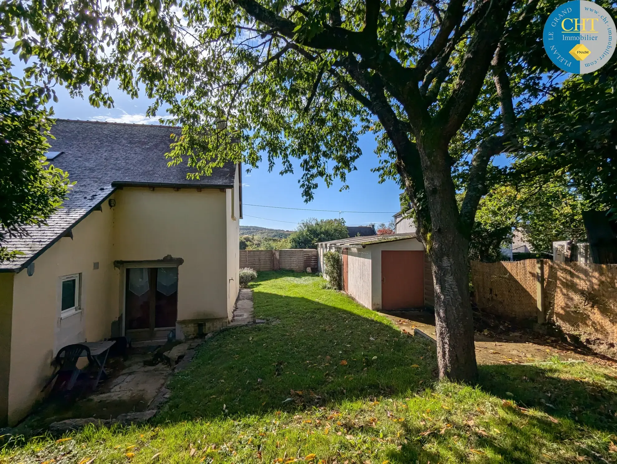 Maisons en pierres à Tréhoreteuc près de Brocéliande 