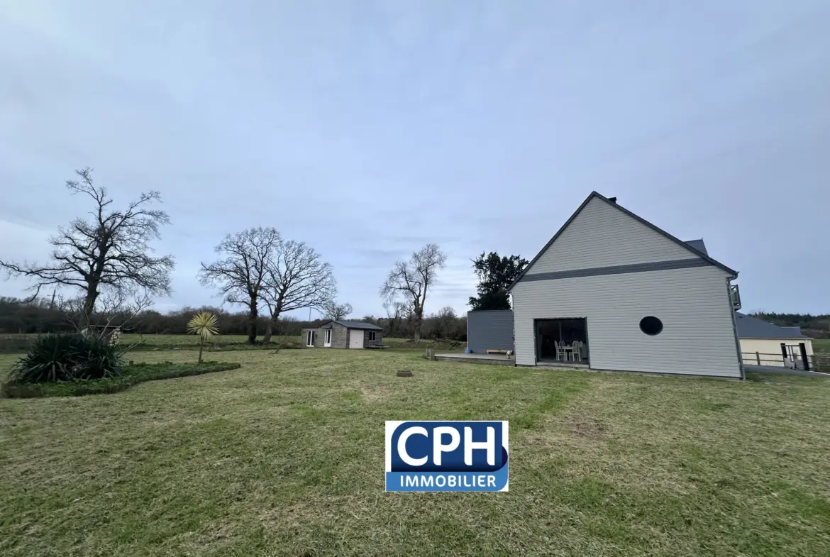 Charmante maison en ossature bois à Laulne 