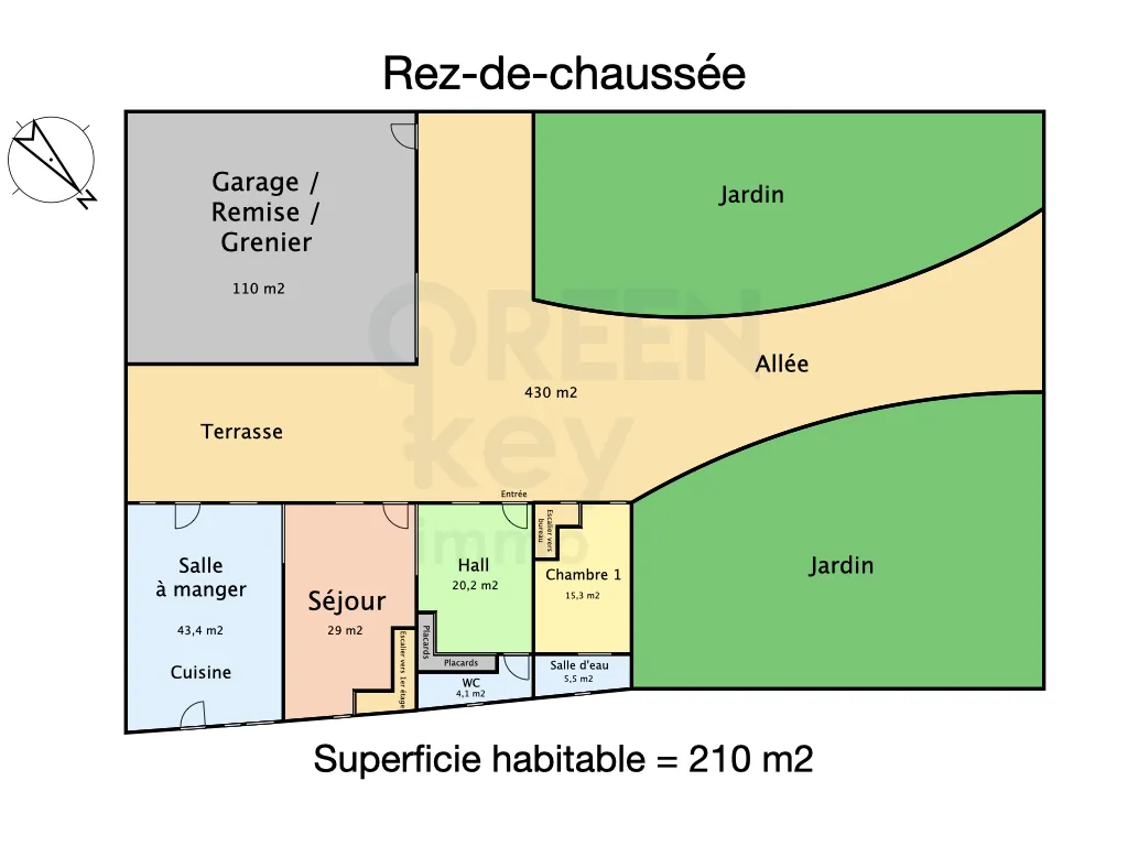 Maison de charme à Treigny - 210 m2 avec 4 chambres 