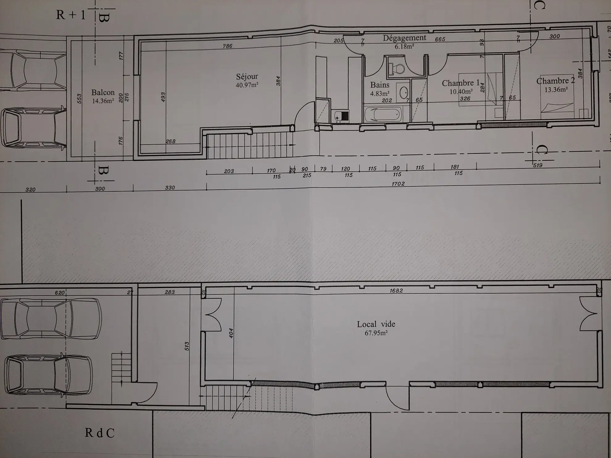 Maison rénovée au cœur de Langon avec 2 chambres et garage 