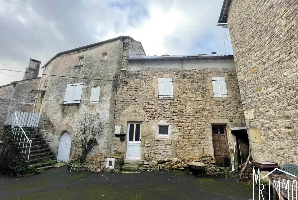 Maison de village à vendre à Campagnac - T3 de 60 m2 