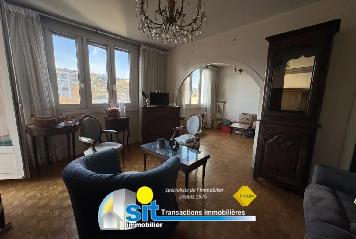 Appartement T4 avec balcon à Vienne Sud 