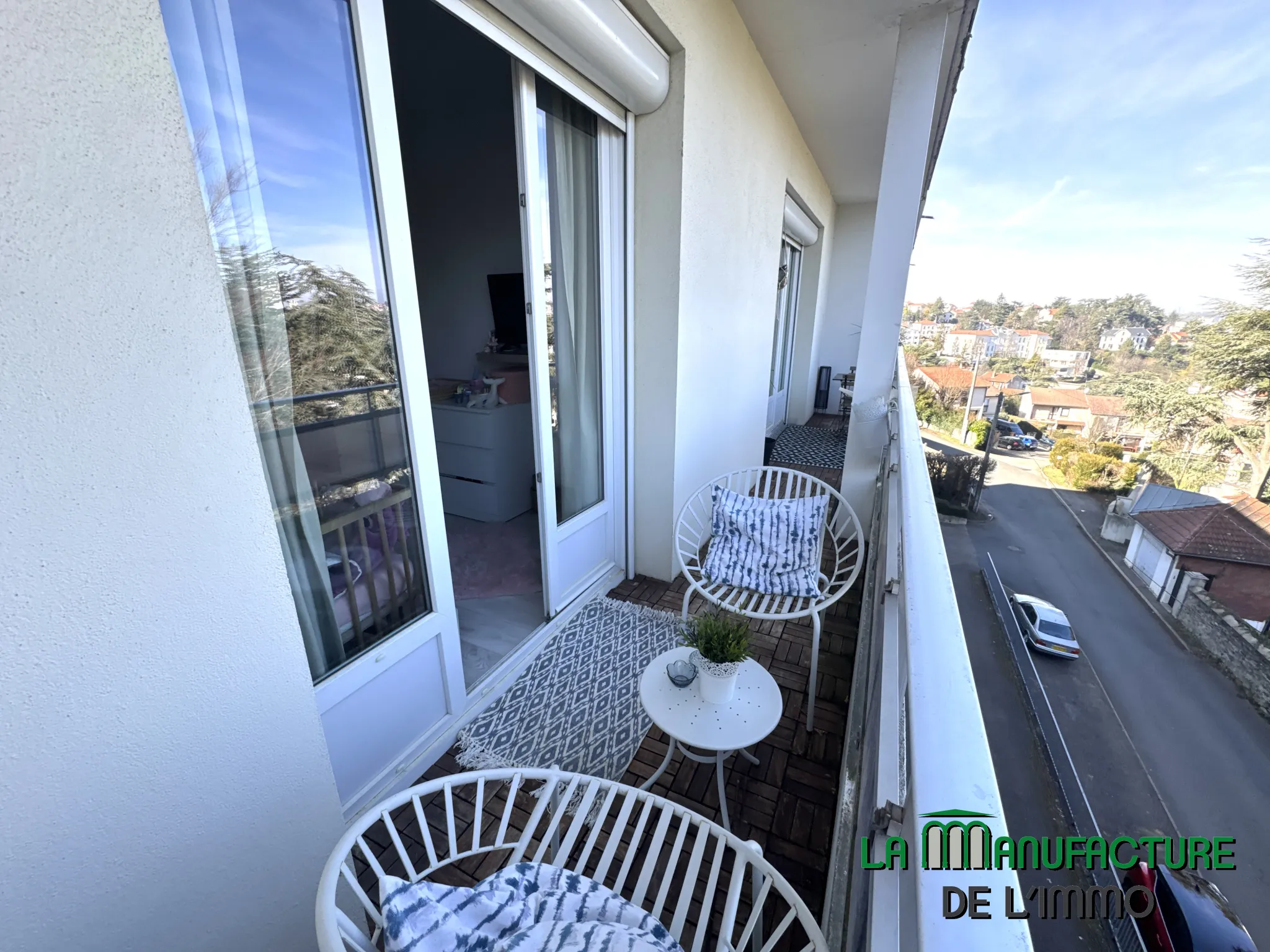 À vendre: Appartement F3 avec balcon à Saint-Étienne Portail Rouge 