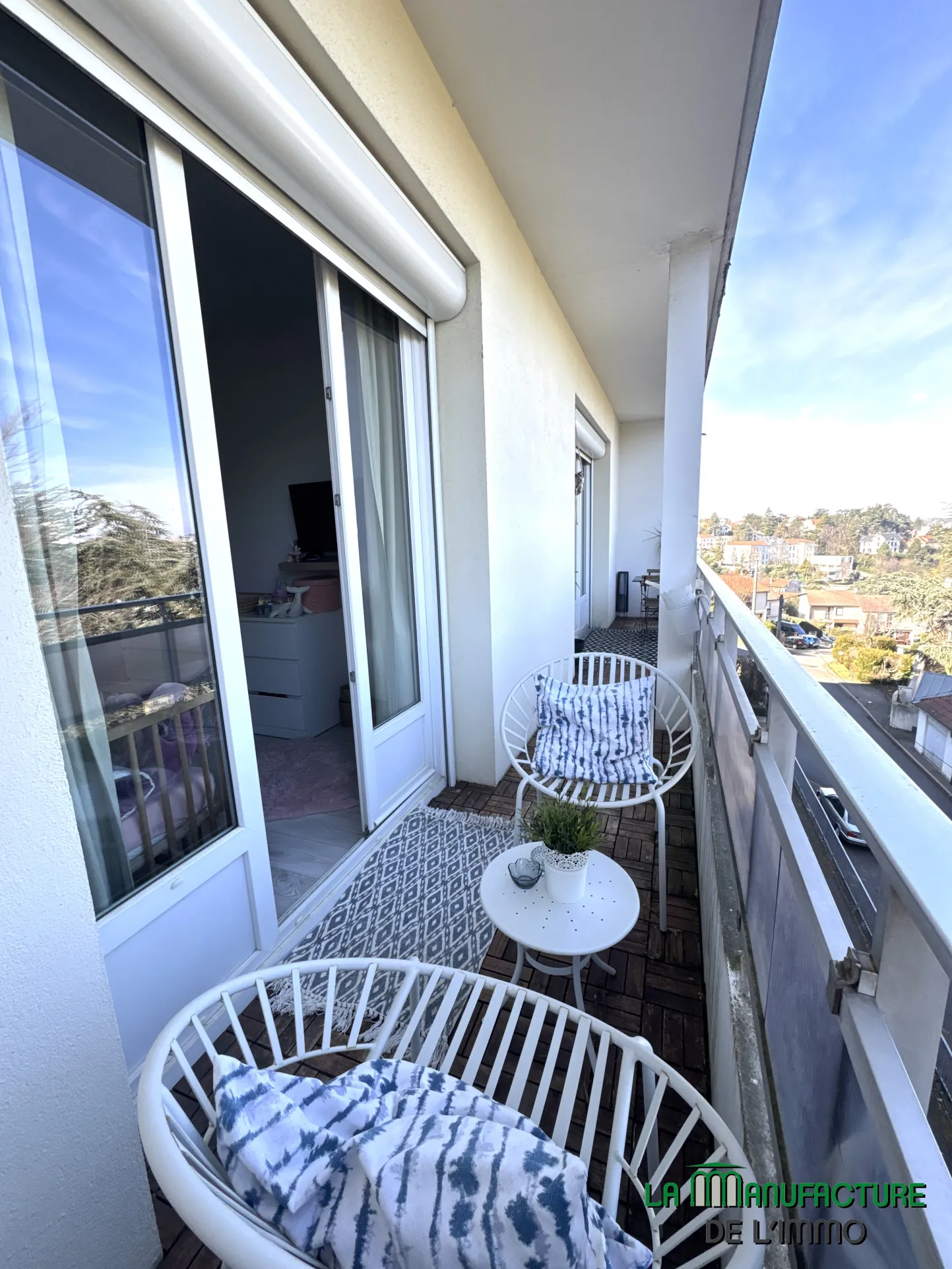 À vendre: Appartement F3 avec balcon à Saint-Étienne Portail Rouge 