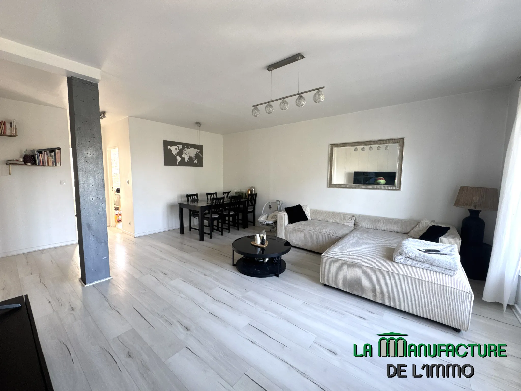 À vendre: Appartement F3 avec balcon à Saint-Étienne Portail Rouge 