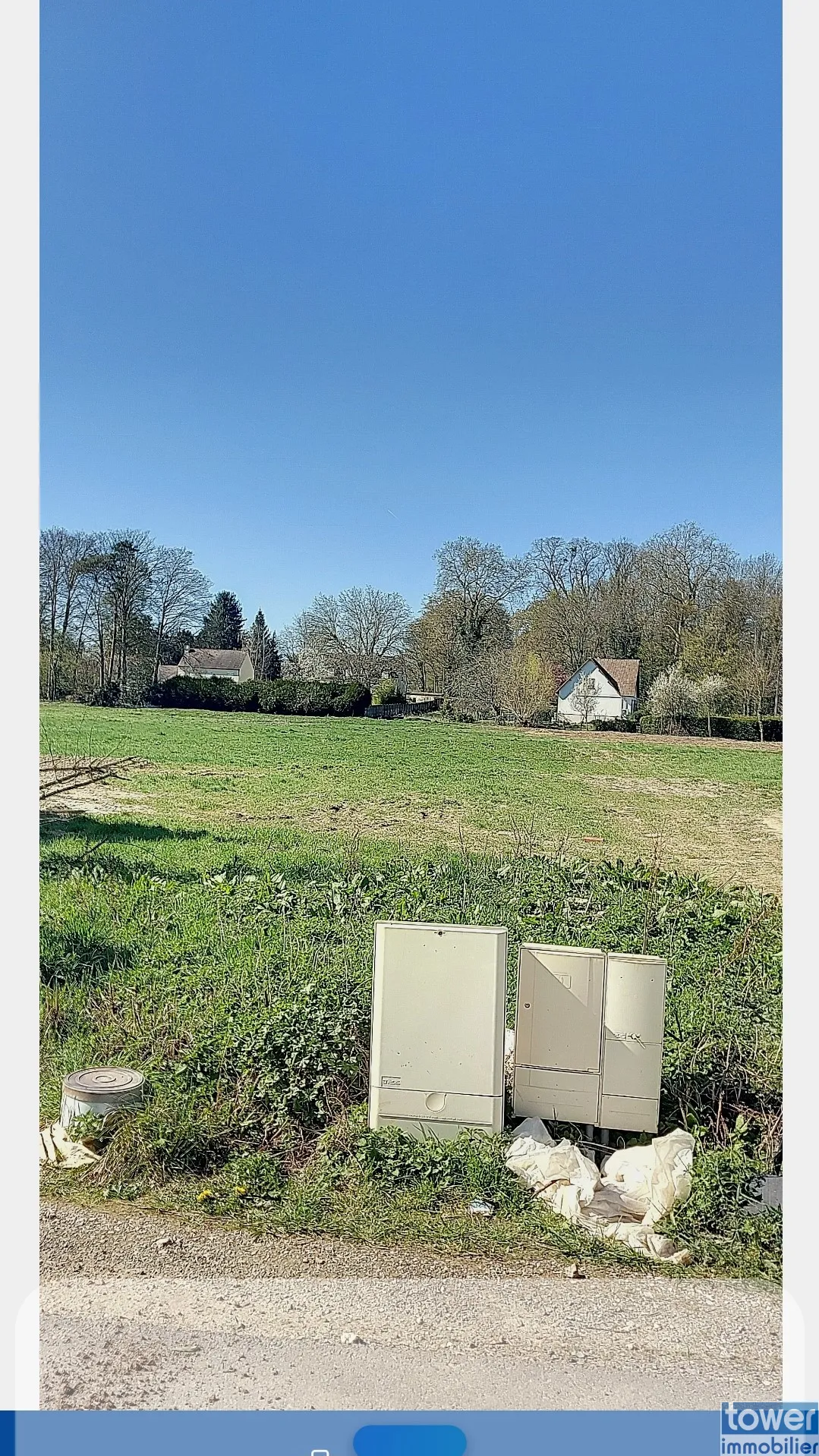 Terrain constructible de 526 m² à vendre à Chaumont en Vexin 