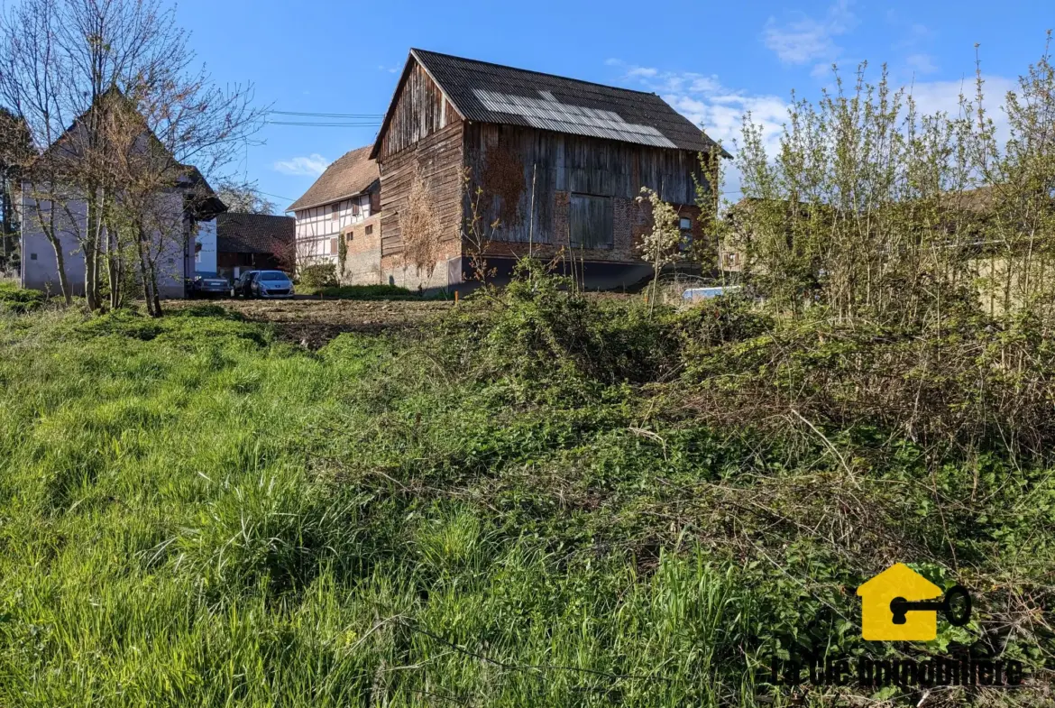 Terrain constructible au cœur de Helfrantzkirch 