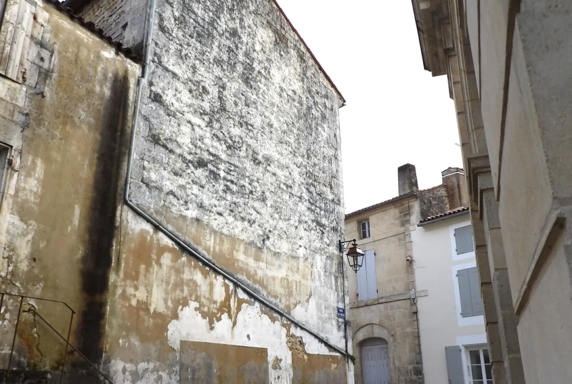 Bâtiment de 3 niveaux à rénover à Saint-Savinien 