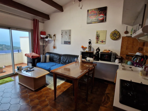 À vendre : Appartement T2 vue mer à Port-Vendres