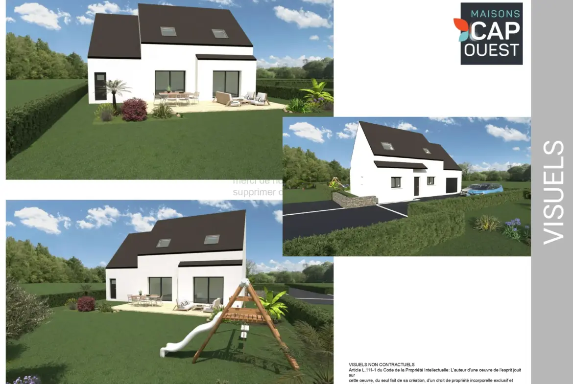 Terrain constructible à Saint Barthélémy - 511 m² 