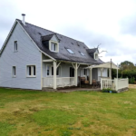 Maison en bois économe en énergie avec 4 chambres à Porcaro