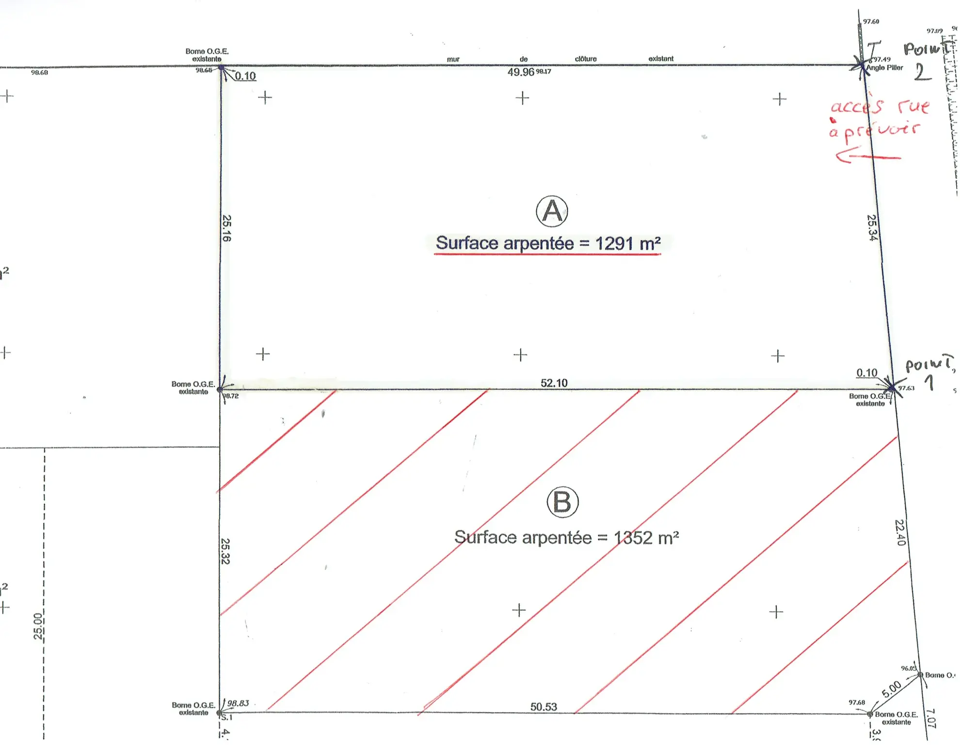 Terrain à bâtir de 1291m² à Saint-Sulpice-sur-Lèze 