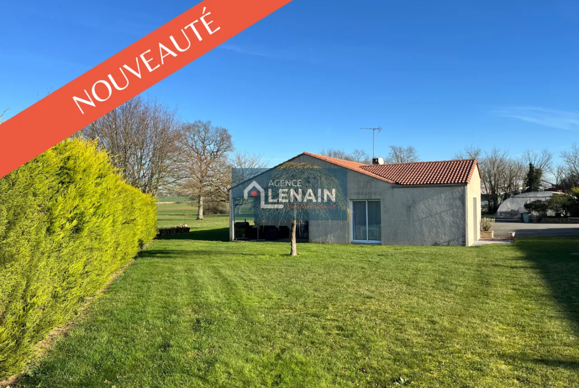 Vente pavillon 4 chambres en campagne à La Meilleraie-Tillay 