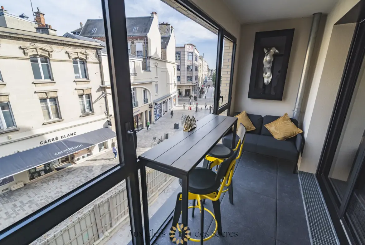 Appartement T2 meublé hypercentre Reims à vendre 