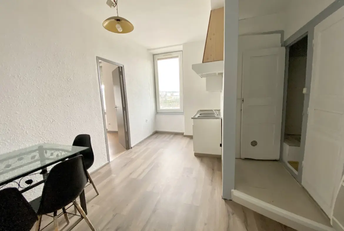 Appartement lumineux avec vue à Annonay - 28 m2 