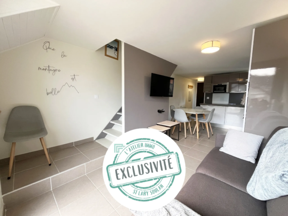 Appartement T3 rénové avec box et casier à skis à Saint-Lary Soulan