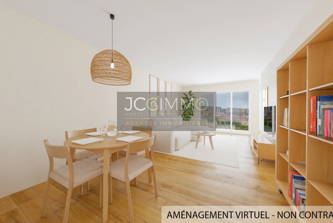 À vendre : Appartement T3 lumineux avec terrasse et garage à La Seyne-sur-Mer 