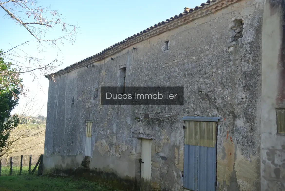 Grange en pierre à réhabiliter à Ste Bazeille - 99 000 EUR 