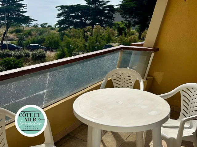 Studio avec Terrasse et Vue Mer à St Jean de Monts 