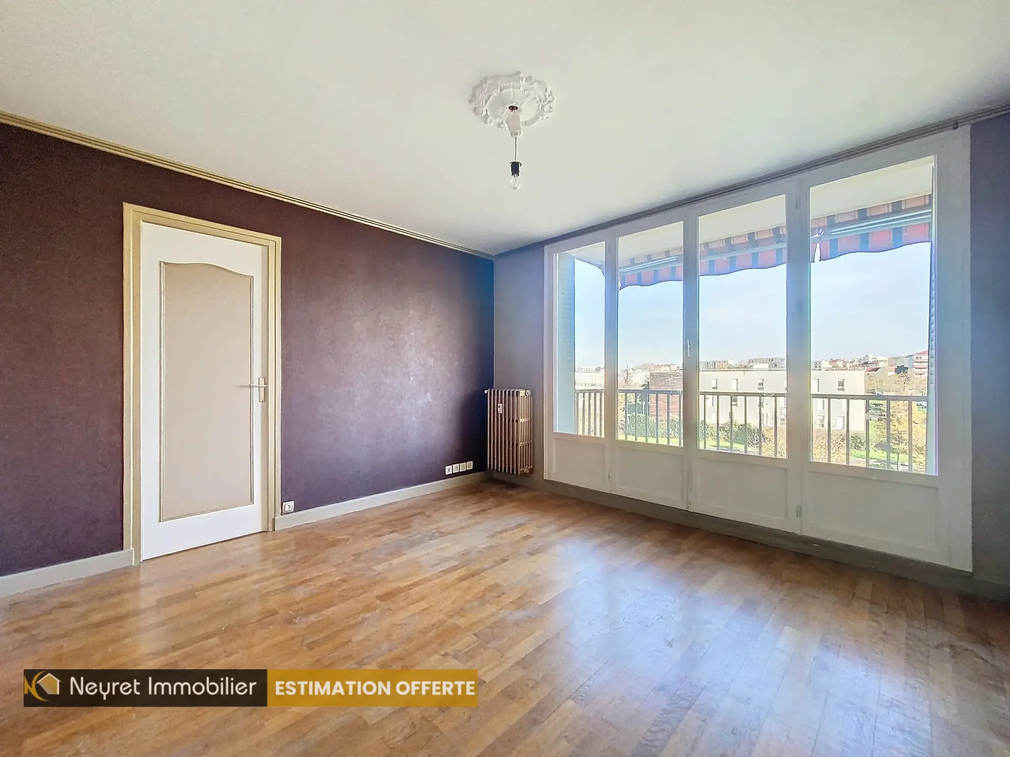 Appartement T3 avec balcon à vendre à Fontaines sur Saône 