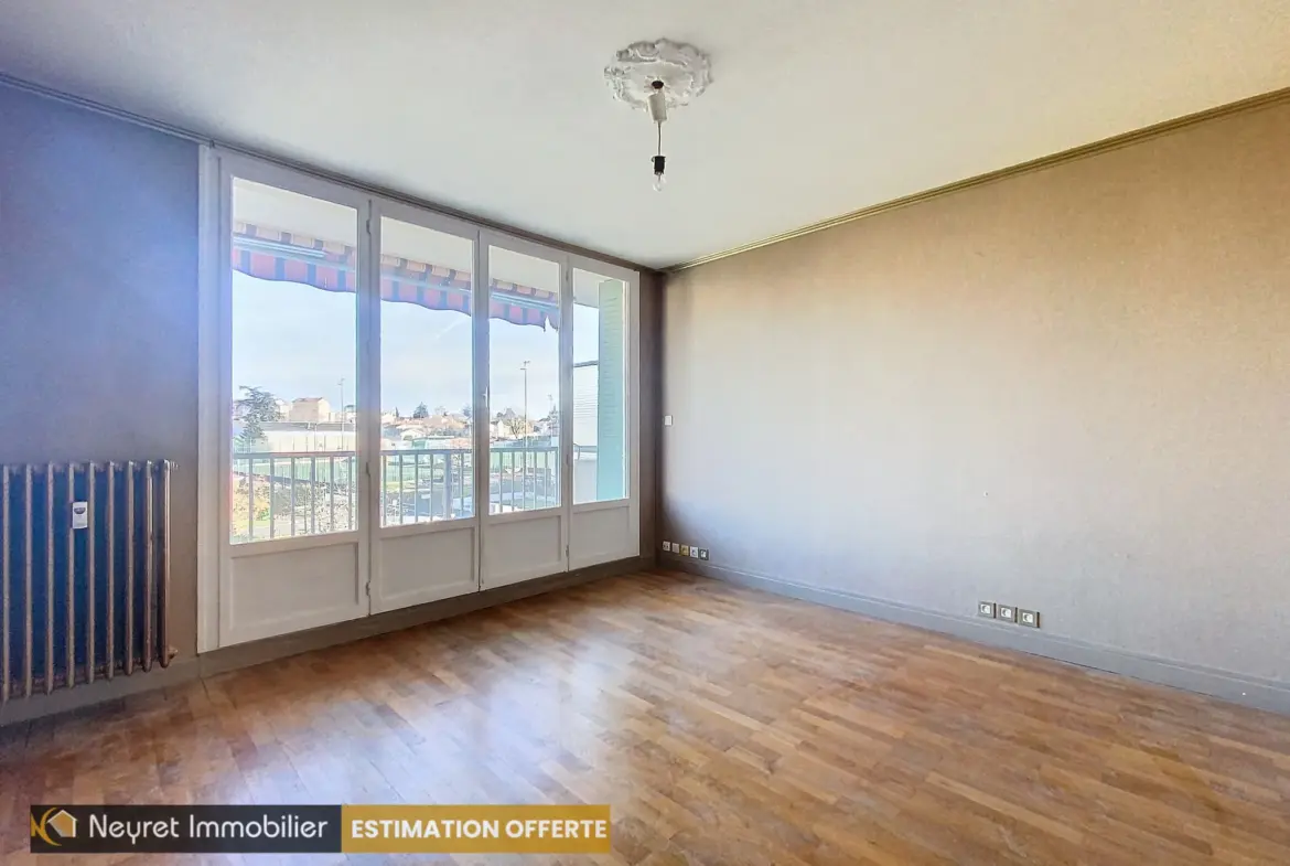 Appartement T3 avec balcon à vendre à Fontaines sur Saône 