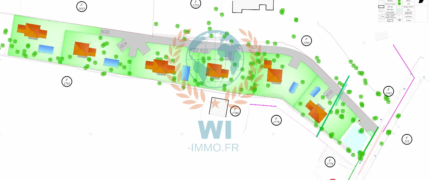 Terrain constructible de 700 m² à vendre à Trans-en-Provence 