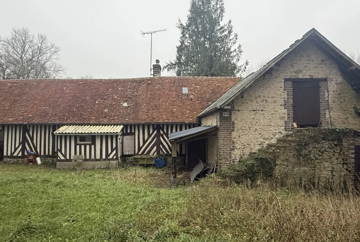 Maison à rénover en Colombages au coeur du Pays d'Auge 