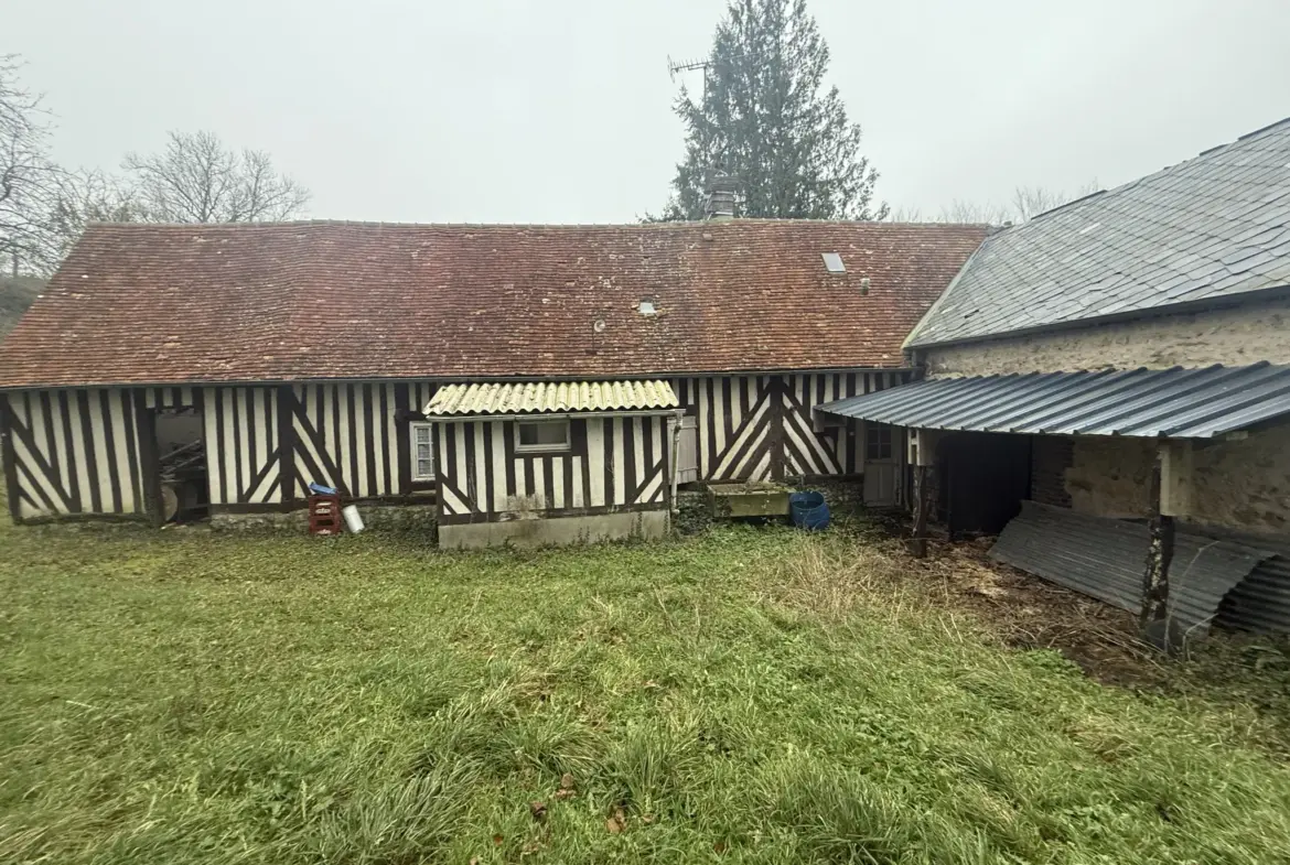 Maison à rénover en Colombages au coeur du Pays d'Auge 