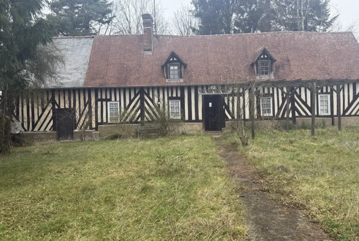 Maison à rénover en Colombages au coeur du Pays d'Auge 