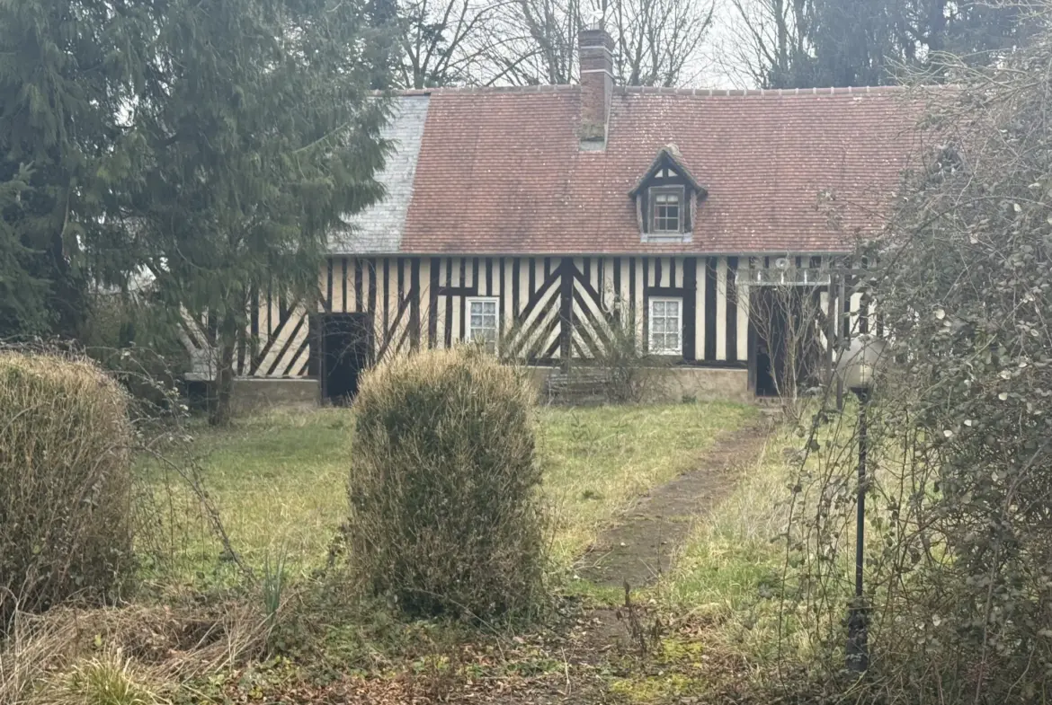 Maison à rénover en Colombages au coeur du Pays d'Auge 