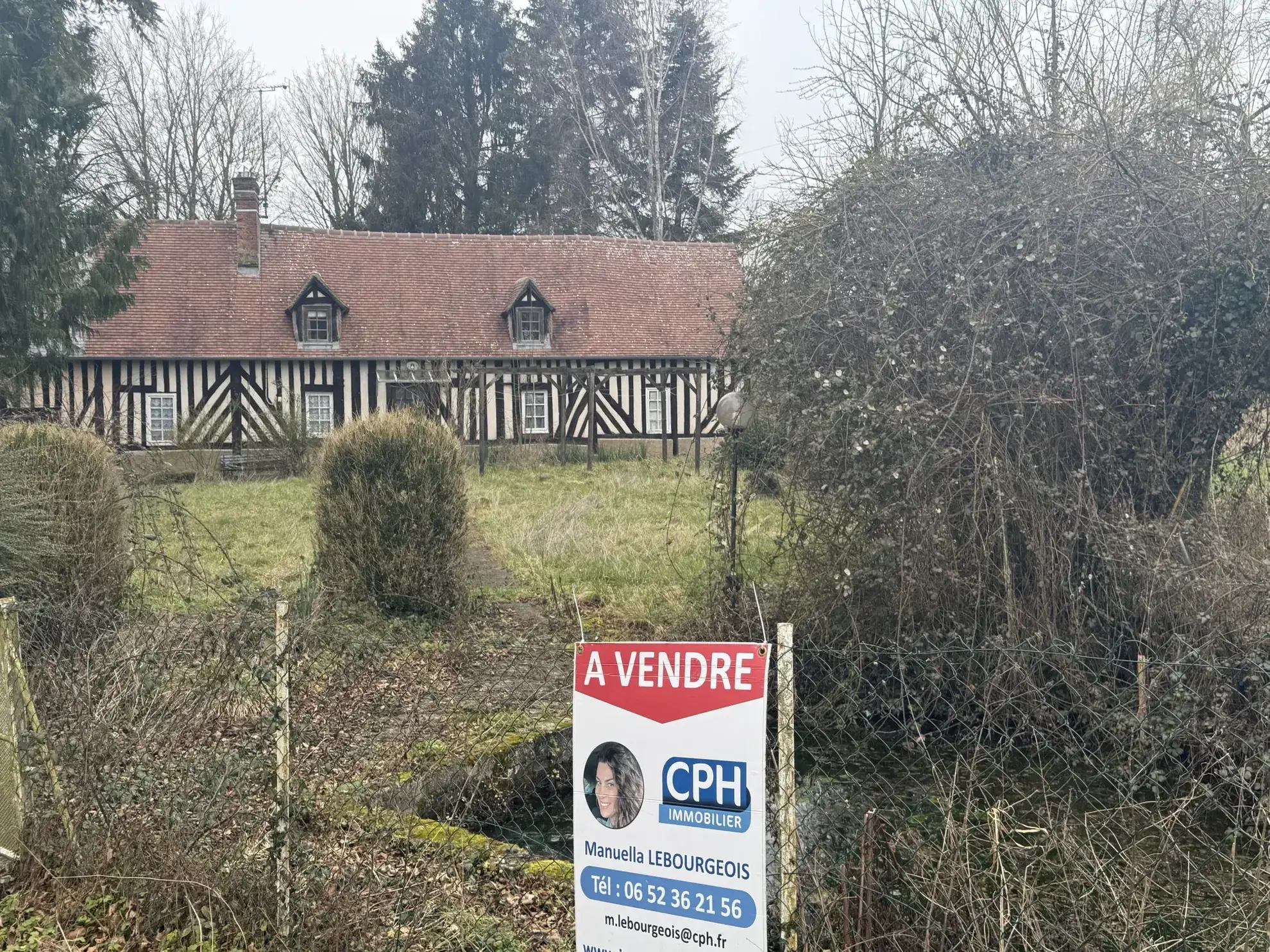 Maison à rénover en Colombages au coeur du Pays d'Auge 