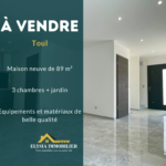 Maison 4 pièces neuve avec jardin à Toul - 89 m²