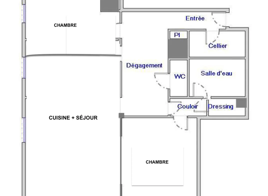 À vendre : F3 de 70 m² rénové (2025) avec parking à Clermont-Ferrand 